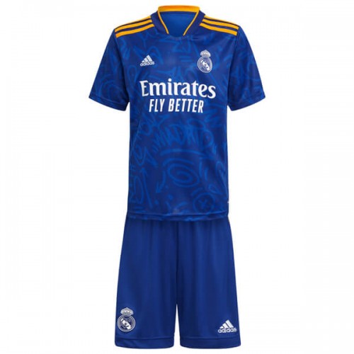 Real Madrid Dres Dječji Gostujući 2021/22 Kratkih Rukava Real Madrid Dres Dječji Gostujući 2021/22 Kratkih Rukava